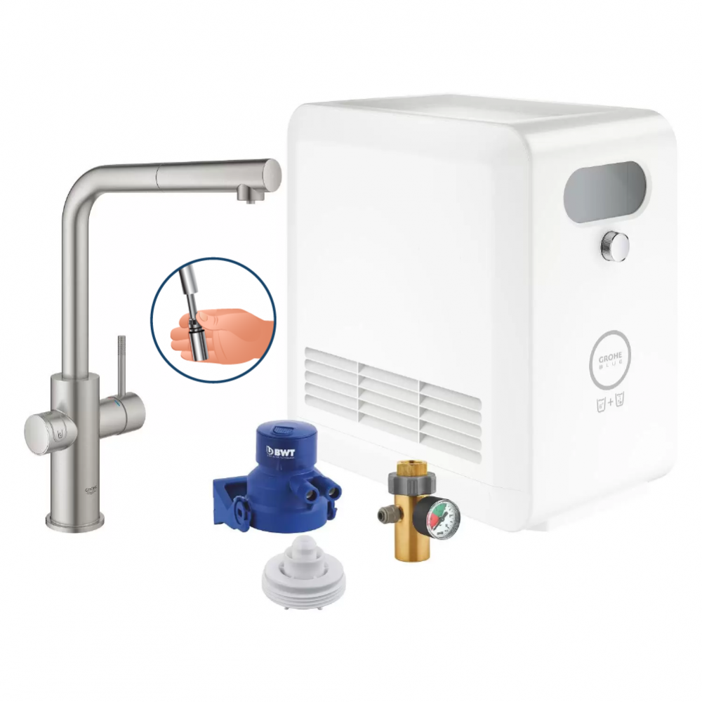 GROHE Blue Professional L-tud kit med udtræk - 148