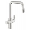 GROHE Blue Pure Eurosmart U-Tud supersteel GROHE Blue Pure vandhaner