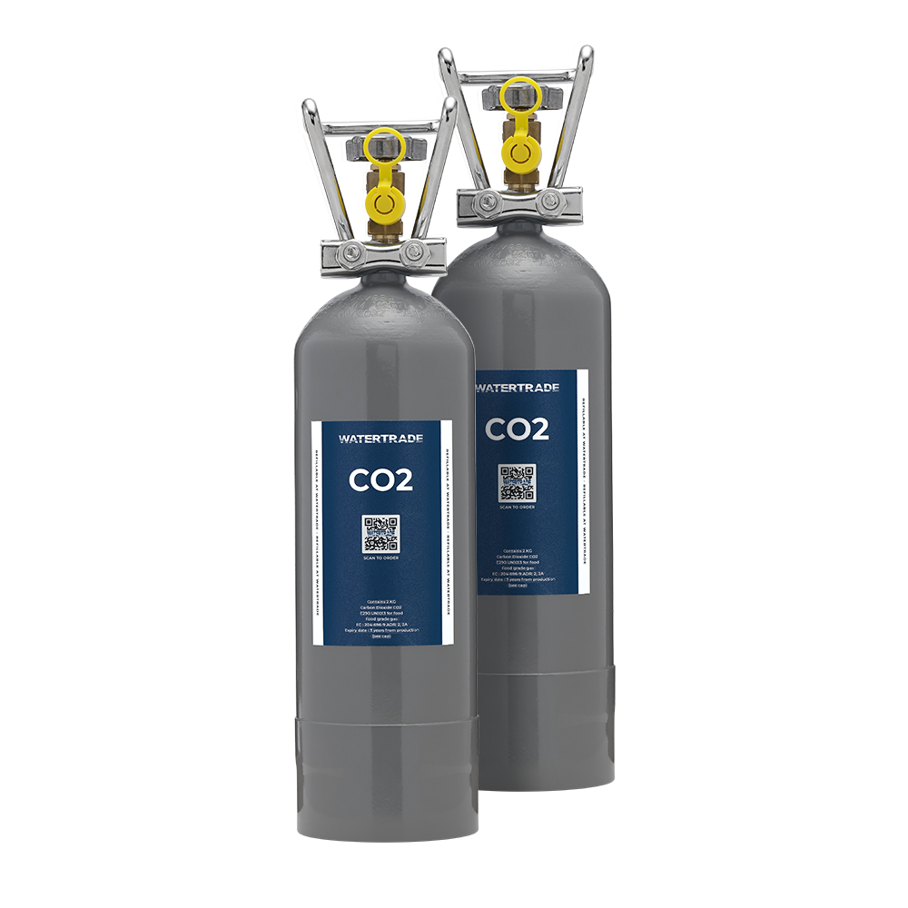 2 kg Co2 inkl. ejendomsflaske Startflaske