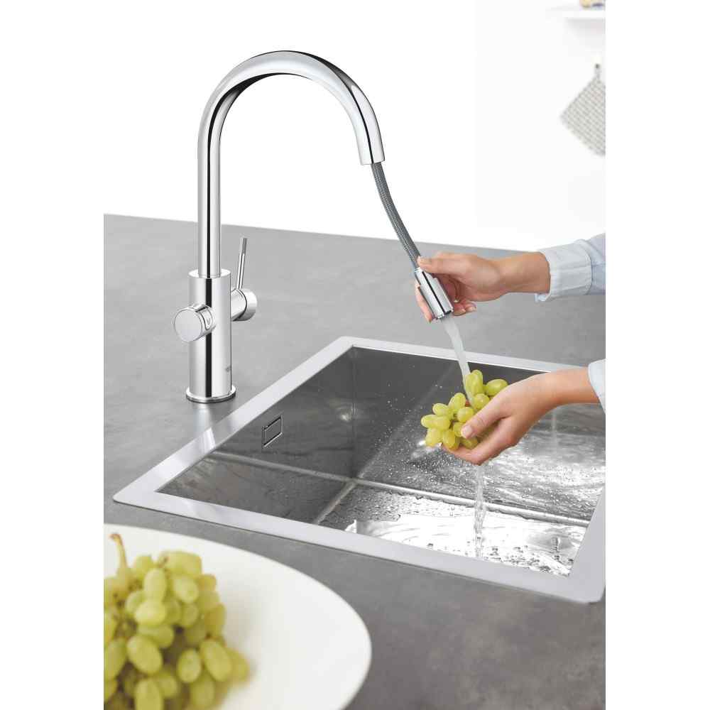 GROHE Blue Home - C-tut - Uttrekkbar - Krom Watertrade