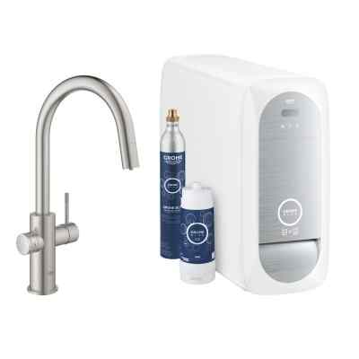 GROHE Blue Home - C-tut - Uttrekkbar - Supersteel Watertrade