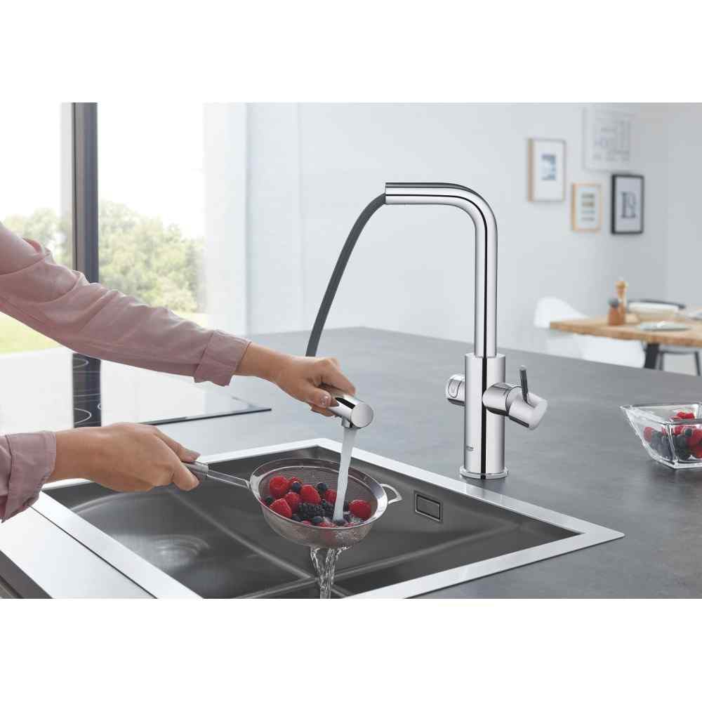 GROHE Blue Home - L-tut - Uttrekkbar - Krom Grohe Blue Home