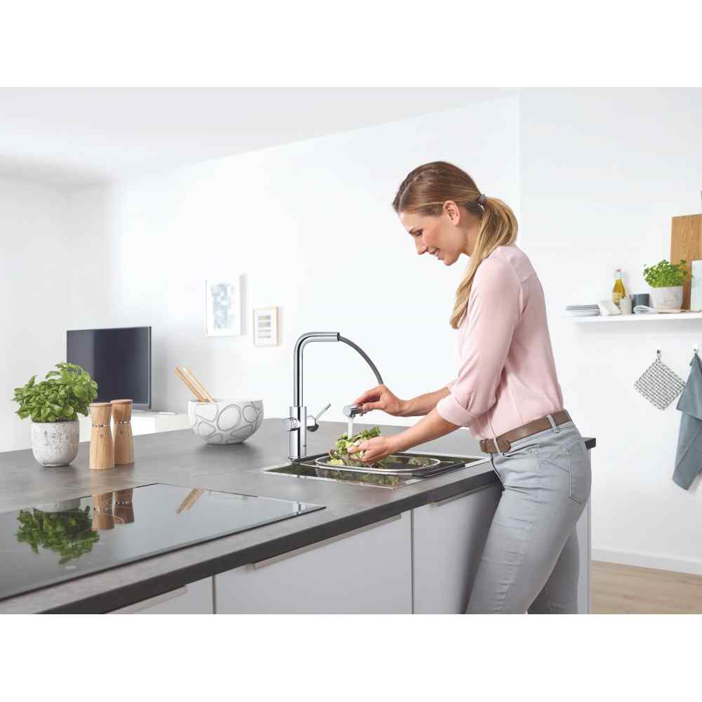 GROHE Blue Home - L-tut - Uttrekkbar - Krom Grohe Blue Home