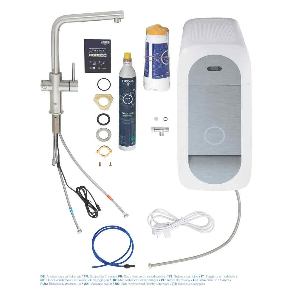 GROHE Blue Home - L-tut - Supersteel Grohe Blue Home