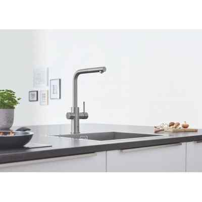 GROHE Blue Home - L-tut - Uttrekkbar - Supersteel GROHE Blue Home