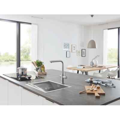GROHE Blue Home - L-tut - Uttrekkbar - Supersteel GROHE Blue Home