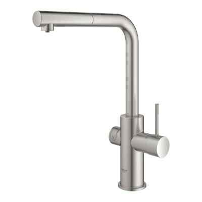 GROHE Blue Home - L-tut - Uttrekkbar - Supersteel GROHE Blue Home