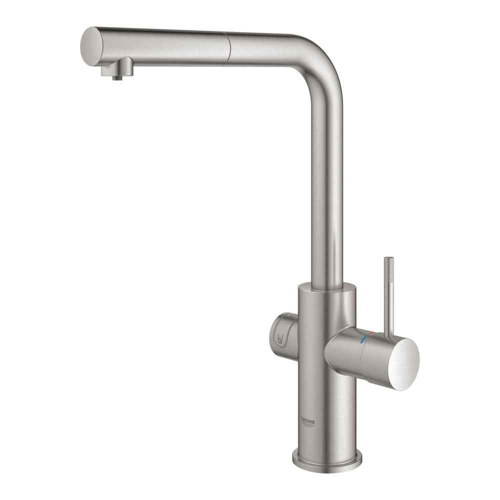 GROHE Blue Home - L-tut - Uttrekkbar - Supersteel GROHE Blue Home