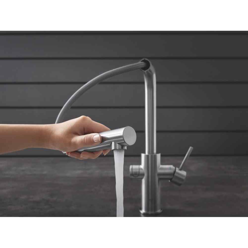GROHE Blue Home - L-tut - Uttrekkbar - Supersteel GROHE Blue Home