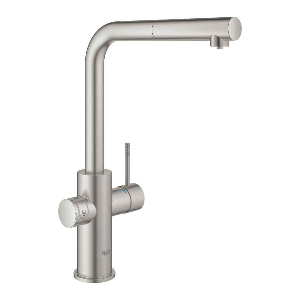 GROHE Blue Home - L-tut - Uttrekkbar - Supersteel GROHE Blue Home