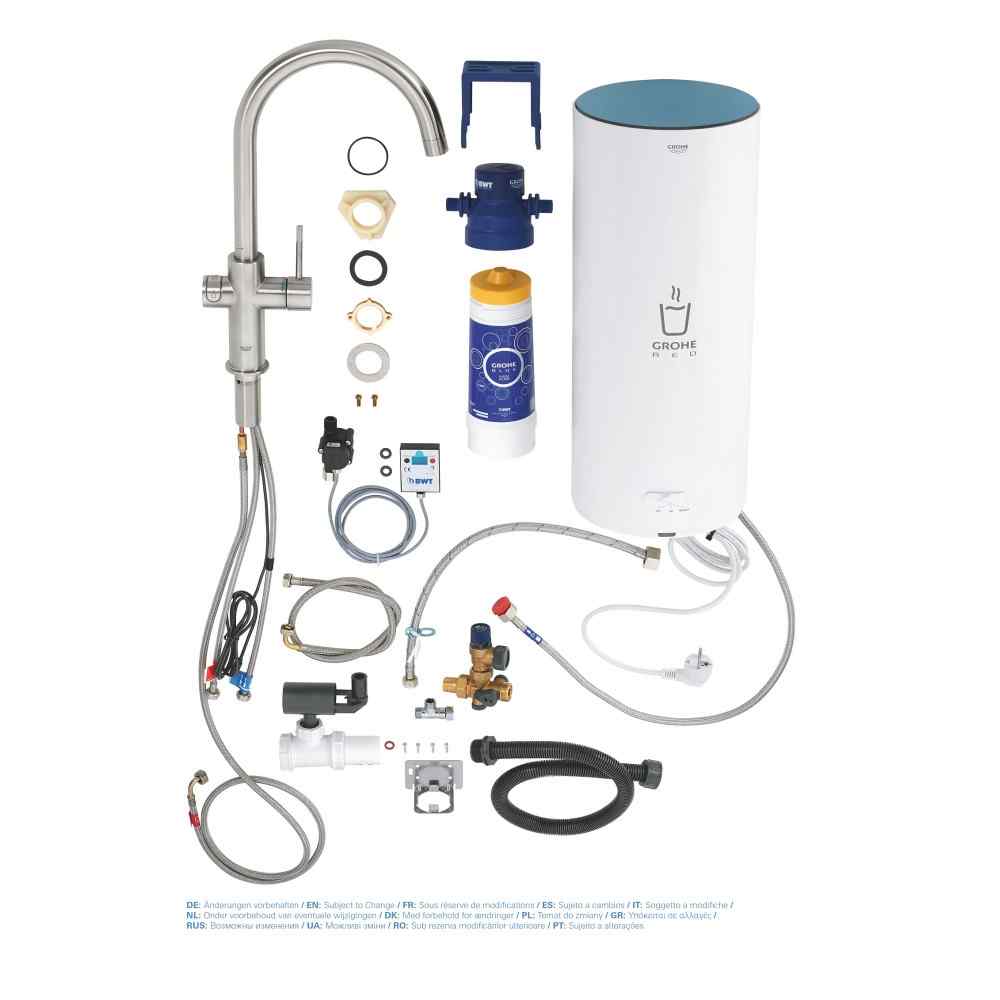 GROHE Red Duo - Supersteel - C-tud - Str. L GROHE Red 5,5 liter