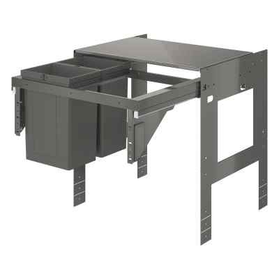 Affaldsspand 60 cm 2 x 8 L Affaldssortering
